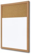 Combi Board whiteboard / korok 45 × 60 cm, biela