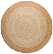 Koberec Hanse Home JUTTA naturálny / krémový / zlatý kruh