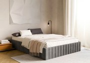 XXXLutz ČALÚNENÁ POSTEĽ, 120/200 cm, antracitová Boxxx - Online Only spálne - 002555001719
