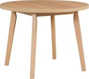 Okrúhly jedálenský stôl Norveg 100 cm, dub sonoma%