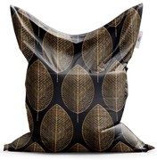 Sablio Sedací vak Zlaté listy - 150x100 cm