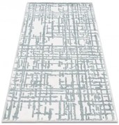 Koberec AKRYL VALS 3236 Abstrakcia slonia kosť / modrý