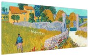 Obraz - Vincent van Gogh, Farmhouse in Provence, reprodukcia (120x50 cm)