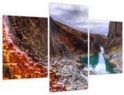 Obraz - kaňon Studlagil (90x60 cm)