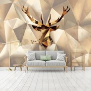 Fototapeta - Jeleň - zlatý (254x184 cm)