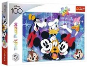 Puzzle Trefl V Disneyho svete je zábava 100 dielikov 41x27,5cm v krabici 29x20x4cm