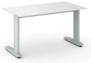 Kancelársky písací stôl PRIMO FLEXIBLE, 140x80 cm, biela