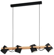 Eglo 43424 - Luster na lanku HORNWOOD 4xE27/28W/230V