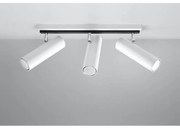 Stropné bodové svietidlo Indiana 3 biely A-497