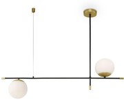 Maytoni MOD048PL-02G - Luster na tyči NOSTALGIA 2xE14/40W/230V