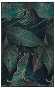 Prateľný koberec v petrolejovej farbe 120x180 cm Midnight Jungle – Mila Home