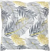 Dekoračný vankúš 45x45 cm, listy, zamatový%