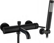 Rea Lungo, vaňová batéria s ručnou sprchovou súpravou, čierna matná, REA-B6634