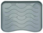 Odkvapkávač na topánky 38x50 šedá fala