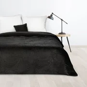 Dekorstudio Luxusný zamatový prehoz na posteľ LUIZ4 v čiernej farbe Rozmer prehozu (šírka x dĺžka): 170x210cm