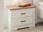 Nočný stolík Jasmin, borovica/dub artisan%