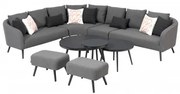 Doppler Melia LIKA-TEX® sivá - luxusná záhradná súprava