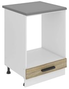 Kuchynská skrinka Belini Premium Full Version spodná pre vstavanú rúru 60 cm dub sonoma s pracovnou doskou