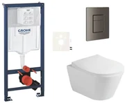 Závesný wc set do ľahkých stien / predstenová montáž Glacera Ava SIKOGRSAVASCAL0