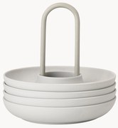 Stojany na vajíčka's držiakom Singles, 4 ks