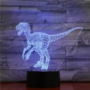 3Dmix 3DL-WD010 - 3D LED nočná lampa 3Dmix 3DL-WD - T-rex (Wood)