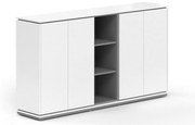Stredná skriňa Creator 202,2 x 44,5 x 115,5 cm, antracit / biela