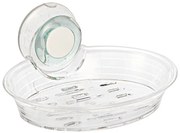 BISK Erga GECO, nástenný držiak na mydlo na prísavky, číra, ERG-06730