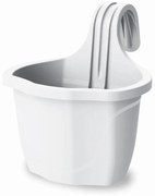 Kvetináč Nizza Balcony S 23x18x24,5h 3lt Biely Nbw-23