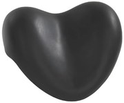 Čierna oporná podložka do vane Wenko Bath Pillow Black, 25 × 11 cm