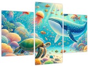 Obraz - Svet pod hladinou (90x60 cm)