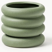 Malý kvetináč z kameniny Rudi, V 16 cm