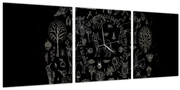 Obraz - Príroda (s hodinami) (90x30 cm)
