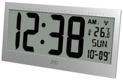 Digitálne nástenné hodiny JVD RB9380.2 (31 cm) s teplomerom a budíkom