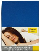 Prestieradlo jersey s gumičkou 90x200 námornícka modrá 29