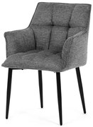 Autronic BONTEC Jedálenská stolička, sivá, látka, DCH-J2139 GREY2 Farba: Šedá