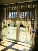 Makramová záclona so šnúrkou 220 cm x 230 cm