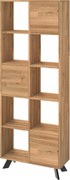 Regál dubový Toledo Box s dvierkami 193x74x30