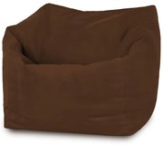 Sedací vak AMALFI plyš hnedý