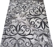 DY Sivý moderný koberec s ornamentami Panamero 21 Rozmer: 80x150 cm