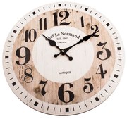 Drevené nástenné hodiny Chef le Normand, pr. 34 cm