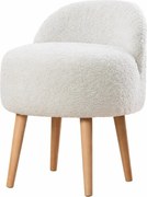 Biely taburet Rufmee – Artie