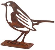 Záhradná kovová figúrka Rumi, 10x12,5x3,5 cm, hnedá