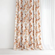 Goldea dekoračný záves - odtlačky listov 140x150 cm