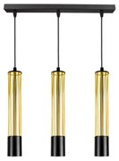 Luster na lanku PRESCOT 3xGU10/40W/230V zlatá