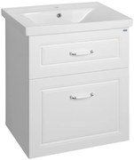 Aqualine Aqualine, FAVOLO umývadlová skrinka 61,5x72,5x44 cm, biela mat, FV265