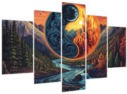 Obraz - Živly (150x105 cm)