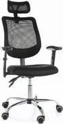 Čierne kancelárske kreslo FLEXISEAT Q-118RC