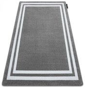 Koberec HAMPTON Ramka sivý