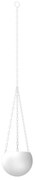 Závesný kvetináč 155x27 cm biela