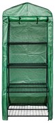 Happy Green Fóliovník s policami, 69 x 50 x 160 cm